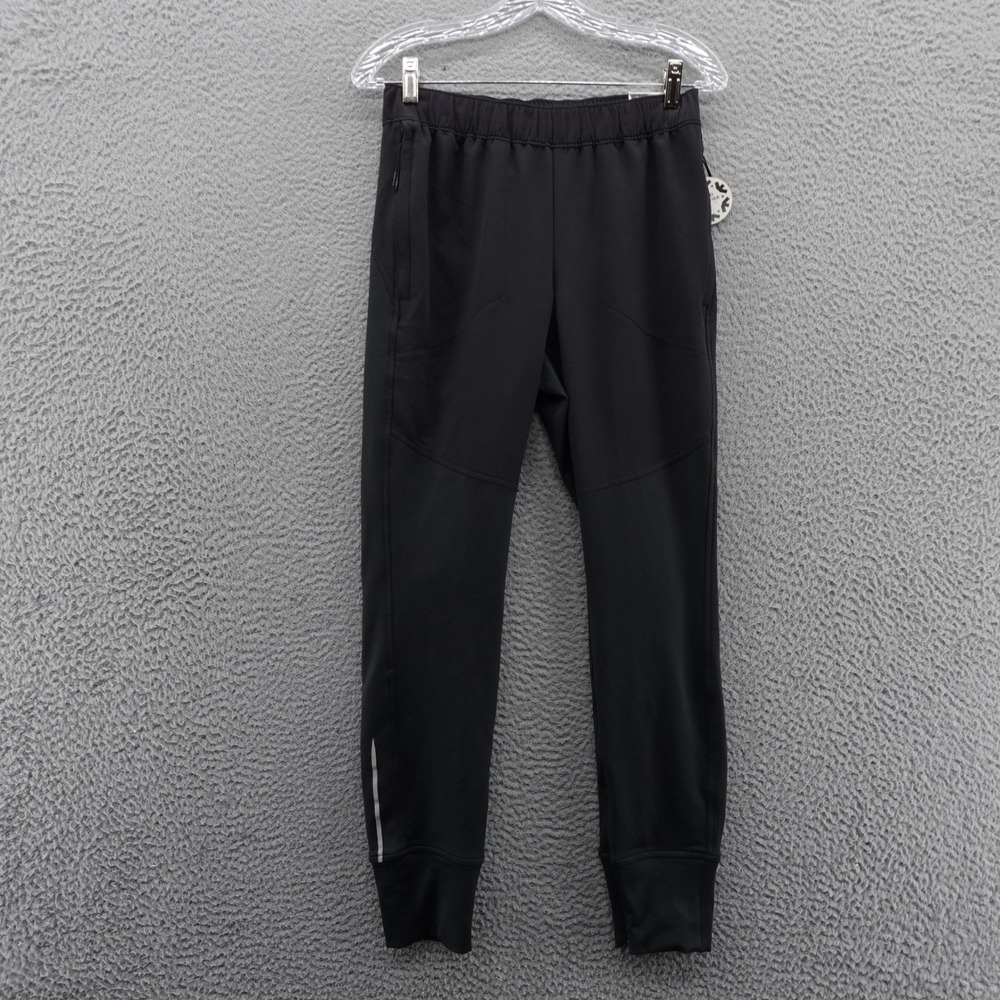 Calia Womens Cold Weather Run Pant Black High Rise Tapered Jogger XS NEW
